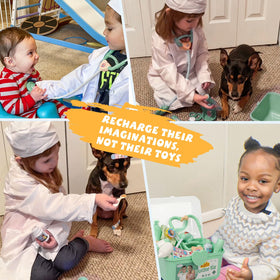 Liberry Doctor Kit snap-lock latches help kids securely close the box