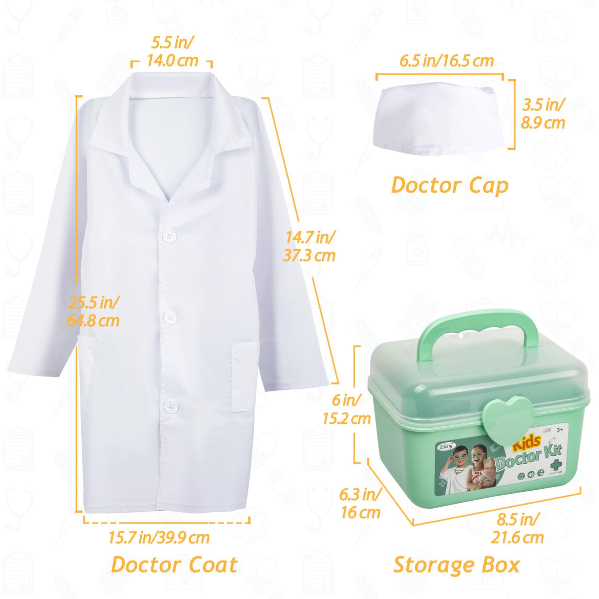 Liberry Doctor Kit storage case keeps all pieces neatly organized