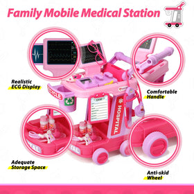Liberry ECG Display: visual diagnostic aid sparks storytelling in pretend clinics.