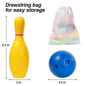 Liberry mesh bag for organizing pins and balls after play