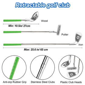 Liberry adjustable golf clubs grow with kids for comfortable play