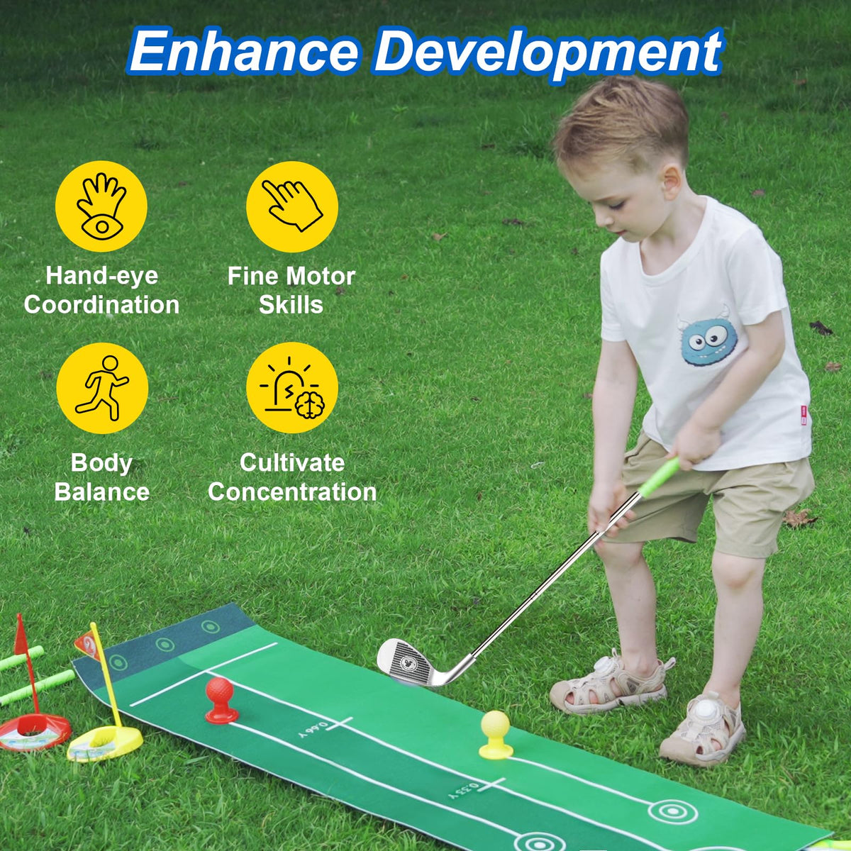 Liberry tees and holes included for a complete beginner kit