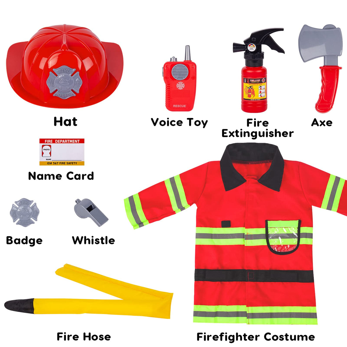 Liberry personalized name tag and badge personalize pretend roles in playtime.