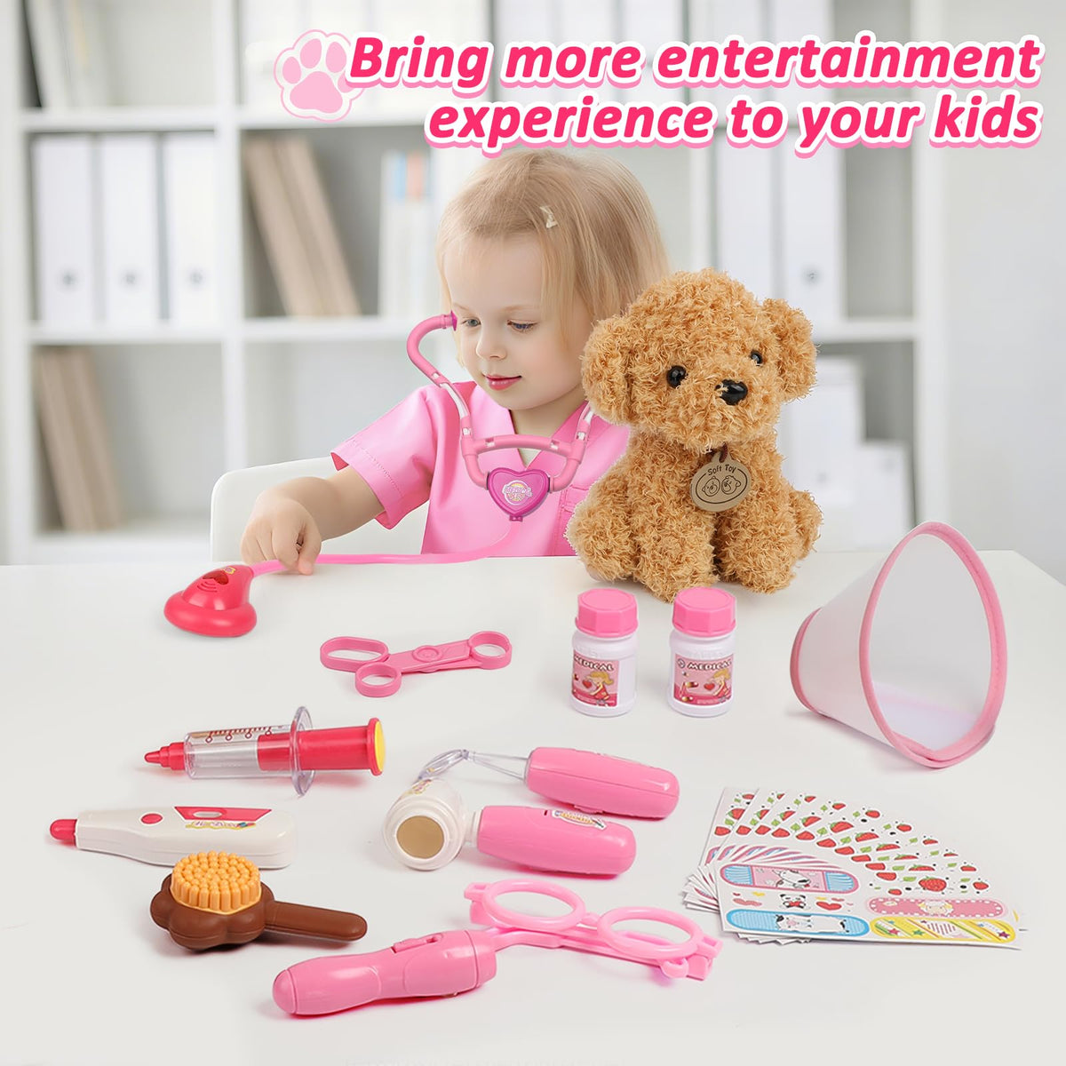 Liberry Otoscope with light aids engaged diagnostic role-play adventures.