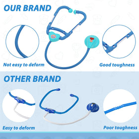 Liberry green stethoscope toy for pretend checkups