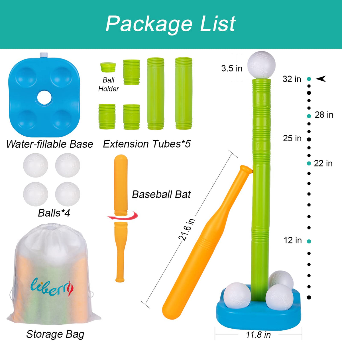 Liberry Tball easy setup durable set—quick assembly and long-lasting components
