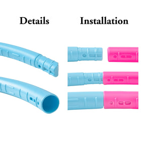 Liberry textured-tube kids hoop for better grip and durability.