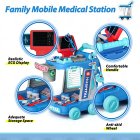 Liberry green thermometer toy for early medical exploration