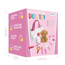 Liberry Thermometer and syringe simulate medical exams in a kid-friendly way.