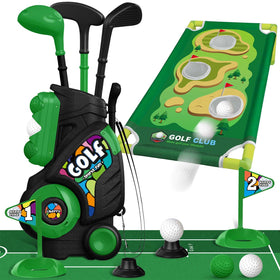 Liberry toddler golf cart with retractable handle for easy outdoor play