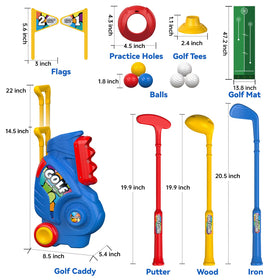 Liberry two holes and flags support varied, quick play setups.