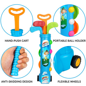 Liberry toddler golf balls provide soft, safe practice for beginners.