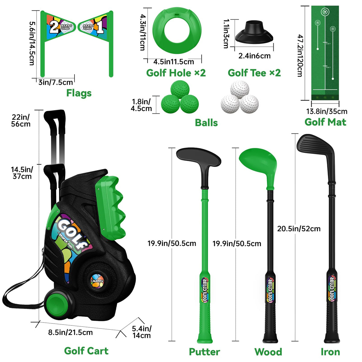 Liberry indoor living room setup helps kids practice indoors on rainy days.