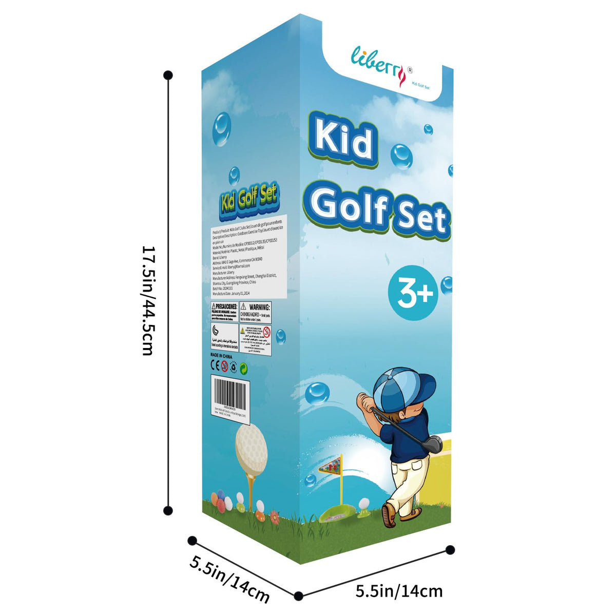 Liberry toddler golf set sparks joyful play and discovery during practice sessions.