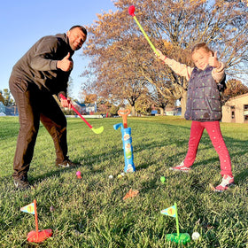 Liberry left-handed compatible golf set suits more children for inclusive play.