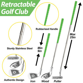 Liberry putting mat showing trajectories to boost skill development