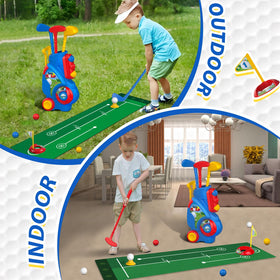 Liberry toddler golf set strap organization: keeps accessories neatly together.