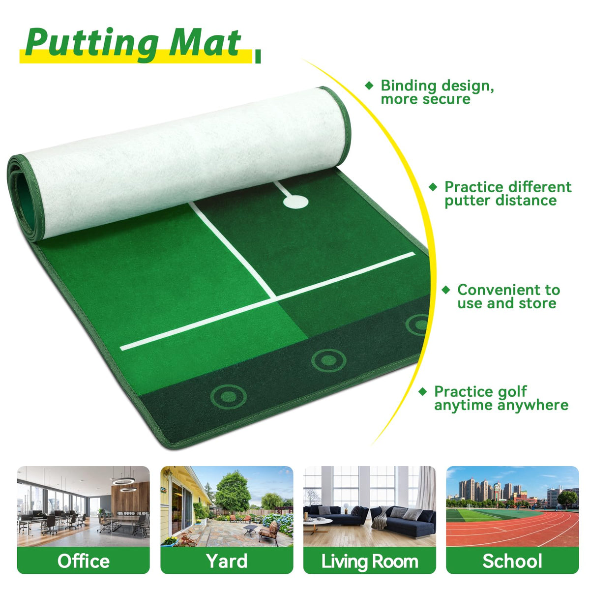 Liberry golf tees for consistent ball placement