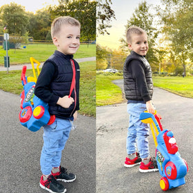 Liberry indoor-outdoor golf toy encourages imaginative play and early skills.