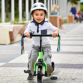 Liberry toddler tricycle seat and backseat basket comfy ride with handy storage.