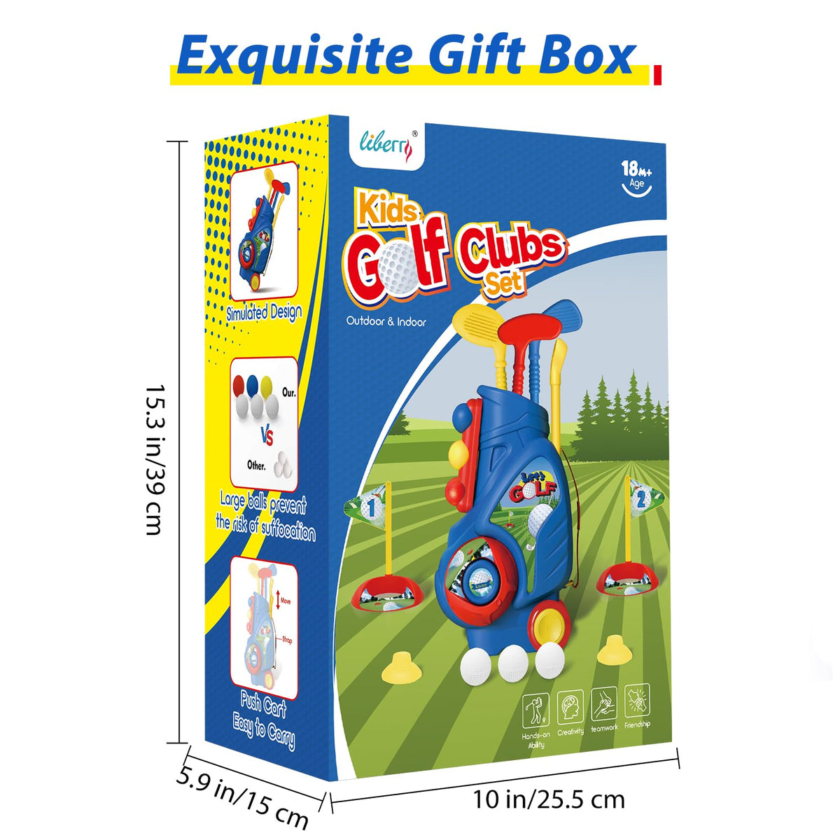 Liberry two holes and two flags for target play