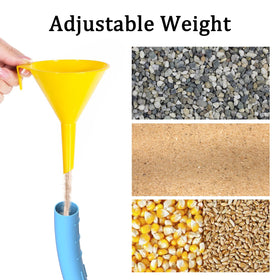 Liberry weight-adjustable hoop sand-fillable for customized resistance.