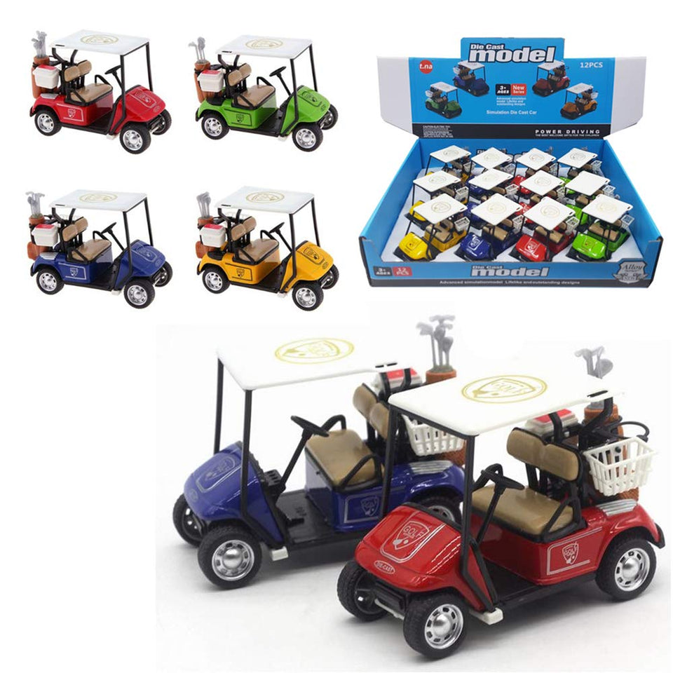 Liberty Imports twelve mini golf carts for party decor and gifts