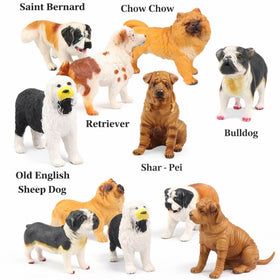 Liberty Imports 18pcs dog figurines shiba-inu – breed variety sparks imaginative stories.