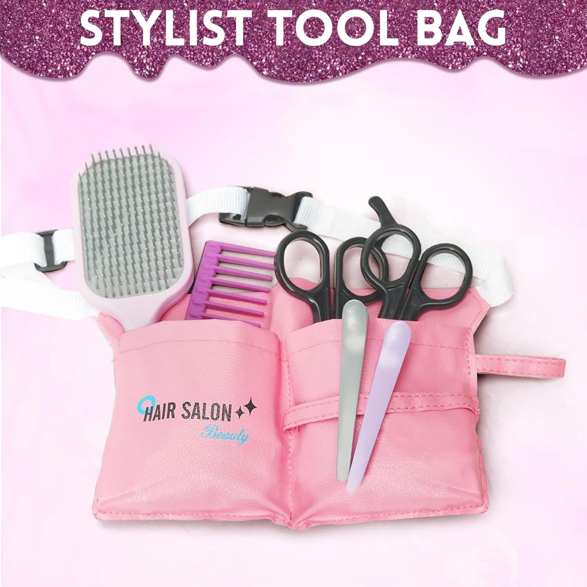 Liberty Imports hairbrush and comb promote comfortable, creative styling sessions.