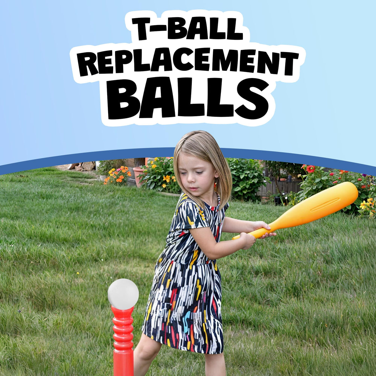 Liberty Imports 2.5 inch plastic baseballs perfect for safe backyard practice