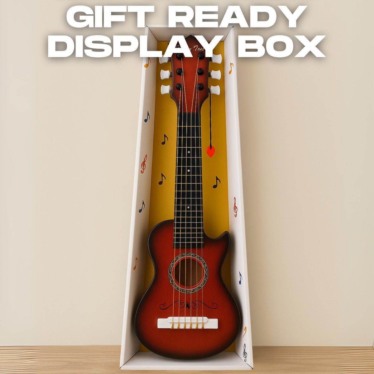 Liberty Imports 23in kids guitar mahogany finish with classic look.