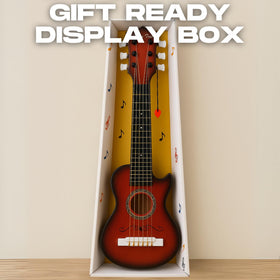 Liberty Imports 23in kids guitar mahogany finish with classic look.