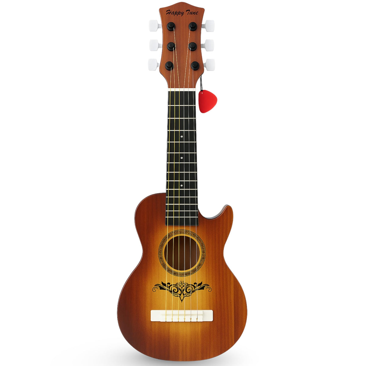 Liberty Imports 23-inch kids guitar front view; realistic steel strings boost beginner practice.
