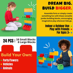 Liberty Imports 24 piece starter set helps towers grow