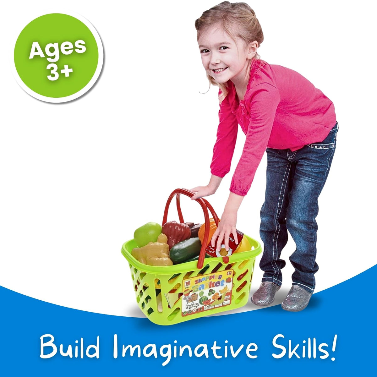 Liberty Imports 38-piece set in-action image supports educational pretend play.
