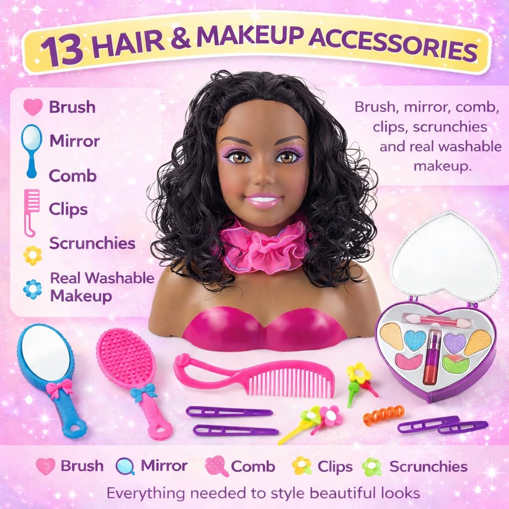 Liberty Imports washable makeup set for mess-free dress-up.