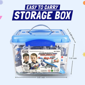 Liberty Imports airport playset figures for storytelling and interactive play