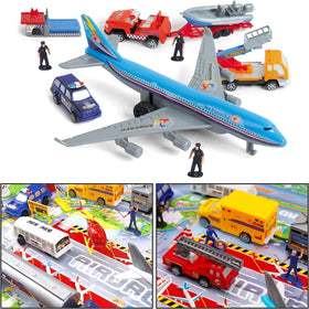Liberty Imports airport playset play mat for defining airport zones