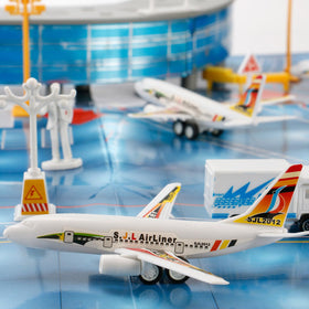 Liberty Imports passenger figures help kids act out arrivals, departures, and exchanges.