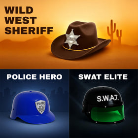 Liberty Imports army camouflage hat enhances pretend missions and outdoor adventures.