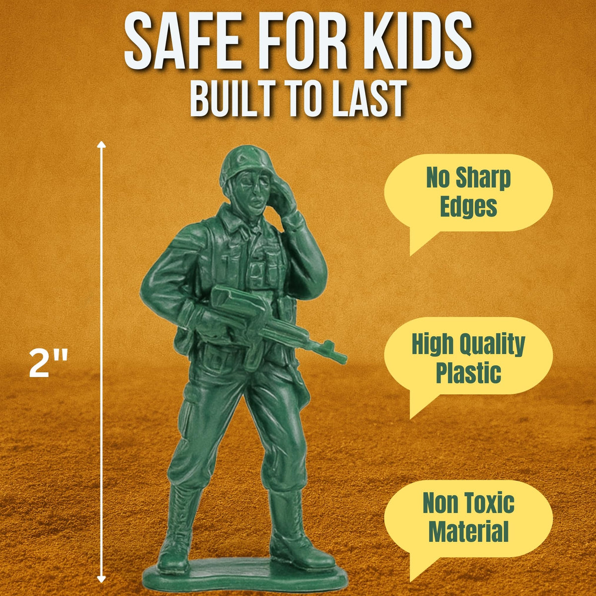 Liberty Imports army men bucket submarines for naval skirmishes.