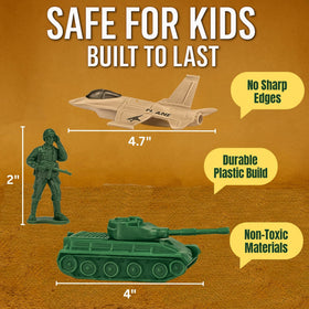 Liberty Imports Army Men multinational troops, emphasizing diverse poses for storytelling.