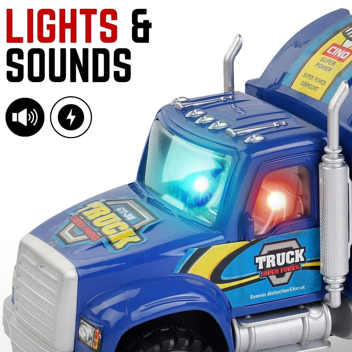 Liberty Imports 8-wheel chassis supports durable, kid-friendly rough play
