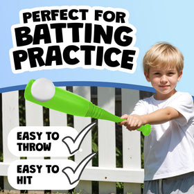 Liberty Imports hollow interior baseballs reduce impact during drills