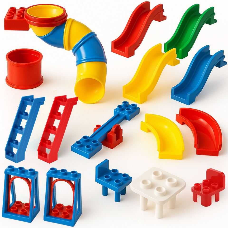 Liberty Imports big building blocks playground setup for creative screen-free play