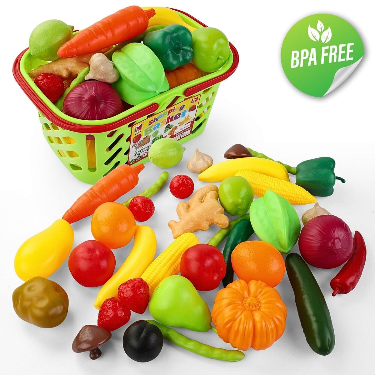 Liberty Imports carrot vegetables toy promotes imaginative market games and kitchen pretend.