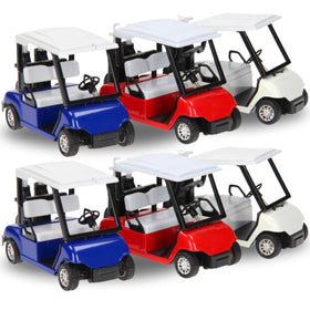 Liberty Imports 1:20 scale diecast golf cart with bags for display