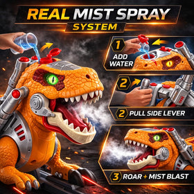 Liberty Imports ride-on dino mouth mist spray adds refreshing outdoor fun