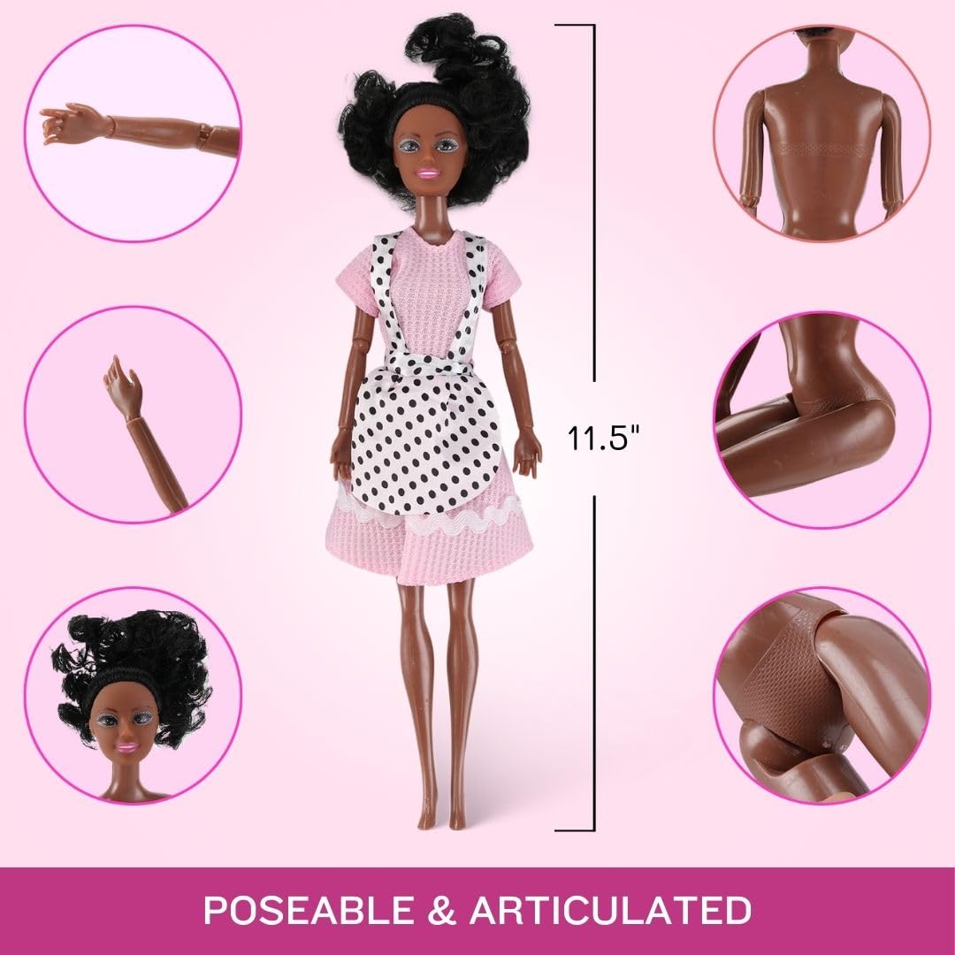 Liberty Imports dolls in party dresses to spark celebrations and fashion play