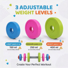 Liberty Imports durable ABS plastic design offers safe indoor fitness fun.